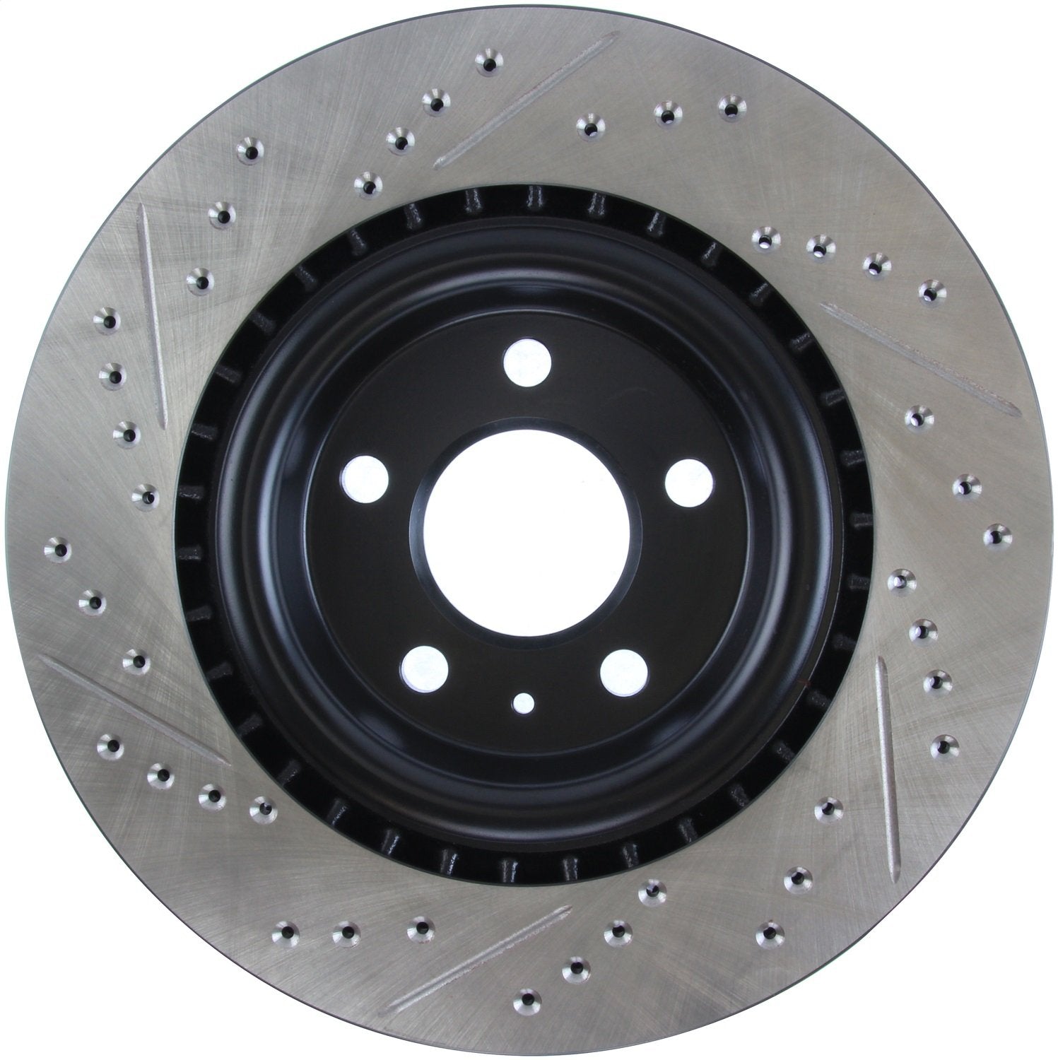 Rear Left StopTech 127.33137L Automotive Replacement Drilled and Slotted Disc Brake Rotor Fits Select Audi A4/A5/A6/A7/Q7/S7