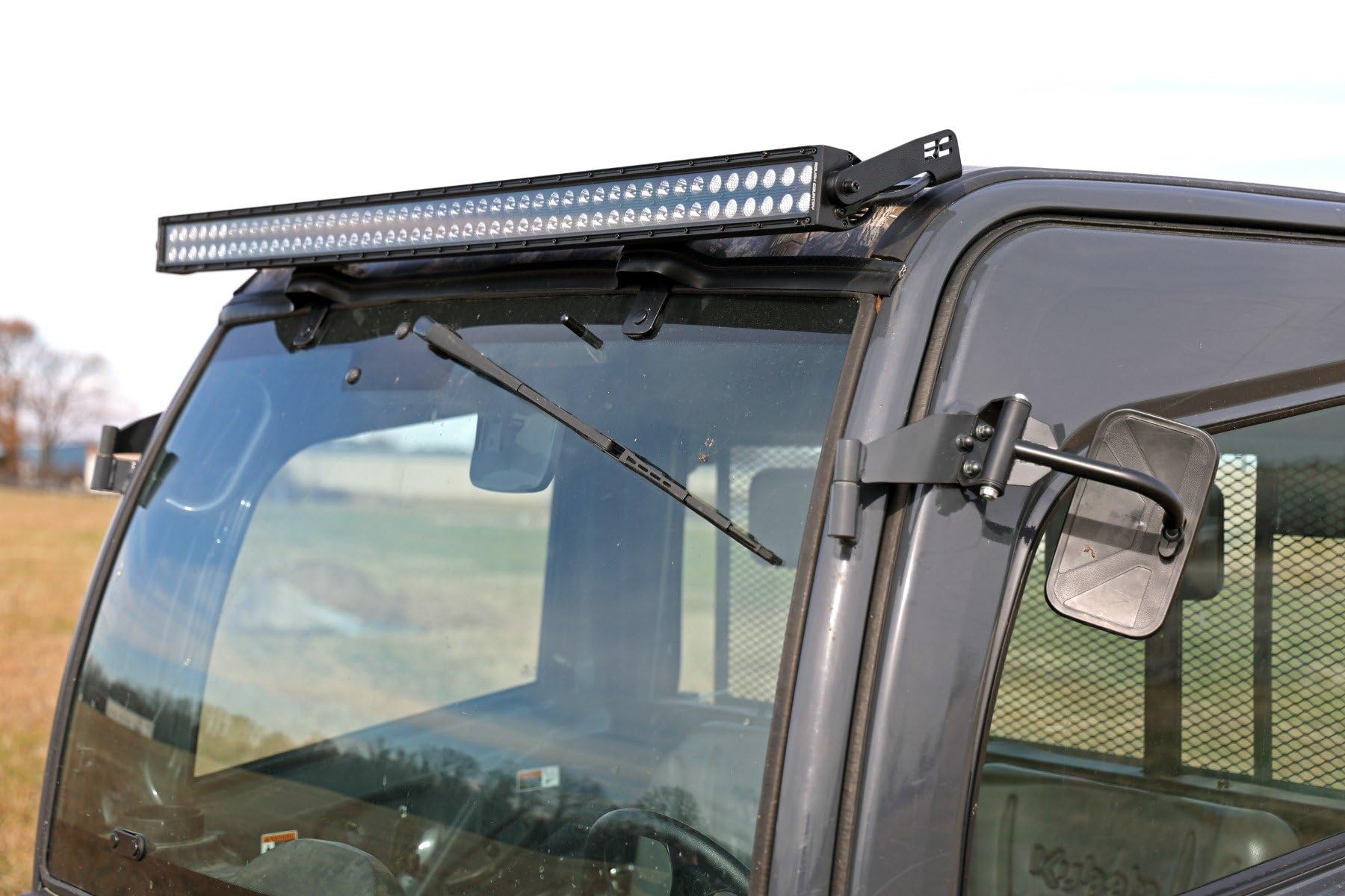 Rough Country 50" LED Light Bar Kit for Kubota RTV-X900/RTV-X1100-50-in Black Series, Amber DRL