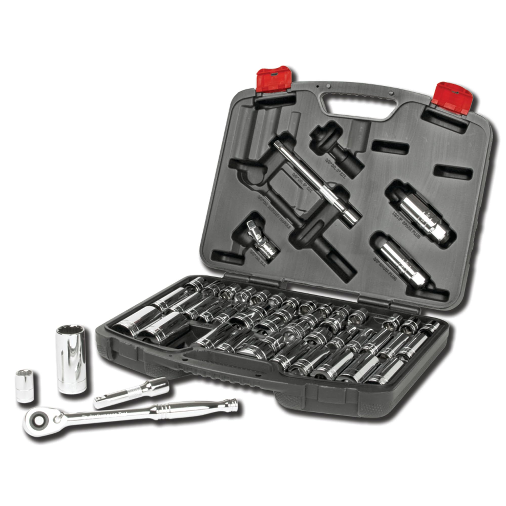 3/8-Inch Drive Performance Tool W38905 Mechanic's Set, 51-Piece