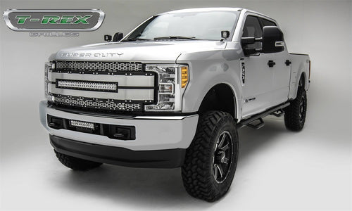 Ford Super Duty T-Rex 6315485 TORCH Black Grille/Brushed Replacement, 1 Pack