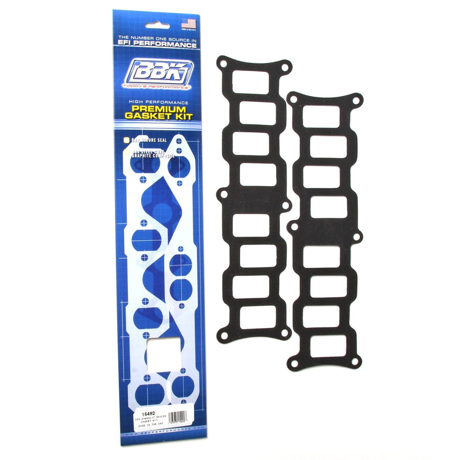 EFI Intake Manifold Gasket Set BBK 15492 - Lower - Upper Kit for Ford 302, 351 TFS Intake Manifold (Pack of 2)