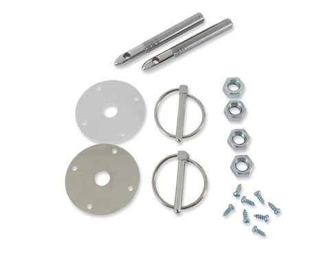 Hood & Deck Pinning Kits Mr. Gasket - with Screw-On Scuff Plates