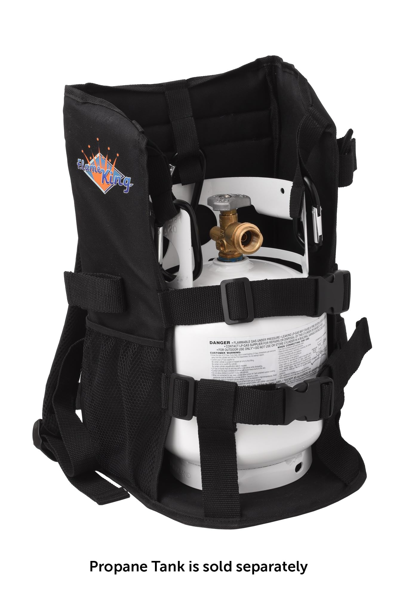 Backpack Carrier Flame King Propane Tank for 5LB or 10LB Cylinders for Weed Burning (Tank & Torch Sold Separately)