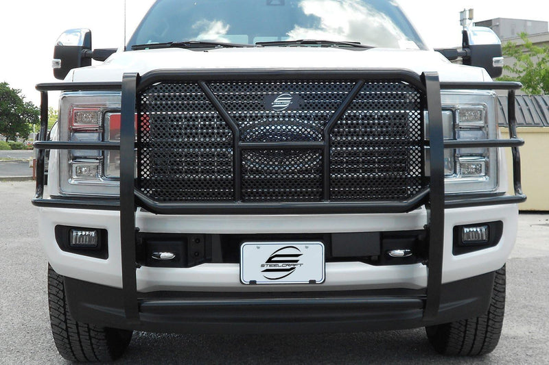 HD Grille Guards Steelcraft 50-0320 Black HD Grille Guards