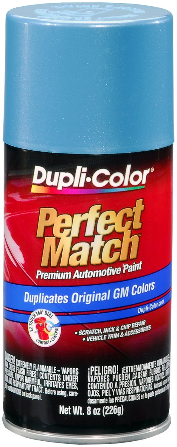 Light Blue Dupli-Color Perfect Match Premium Automotive Paint, 8 oz (M)