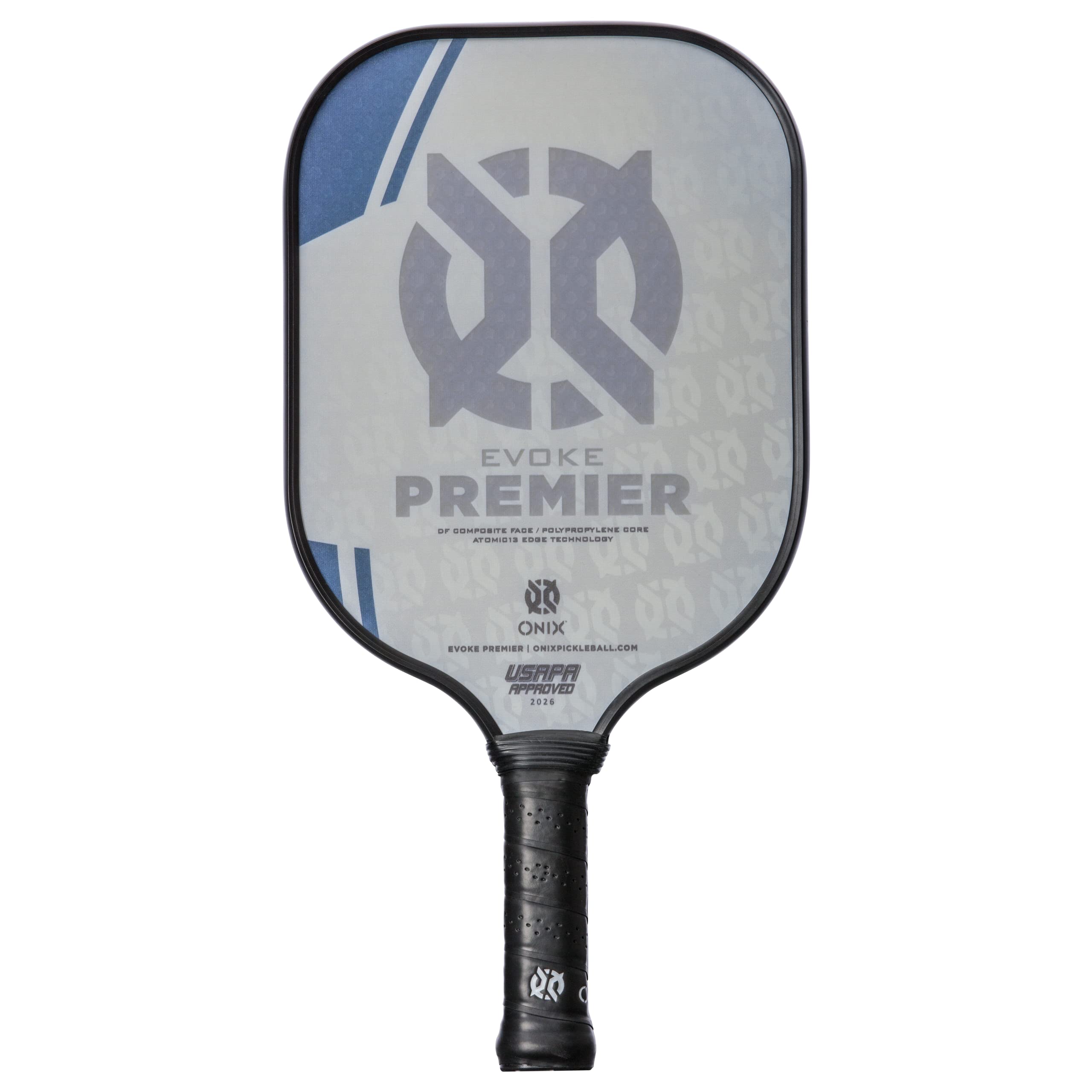 Evoke Premier ONIX Pickleball Paddle, Blue, light weight
