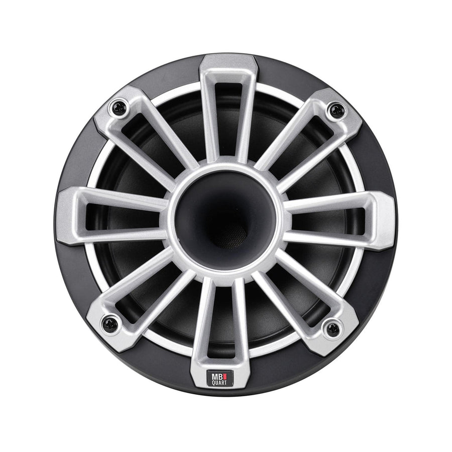 Nautic MB Quart NH2-116 6.5 Inch Marine Compression Horn Speakers. Black, Silver and White Grills Included