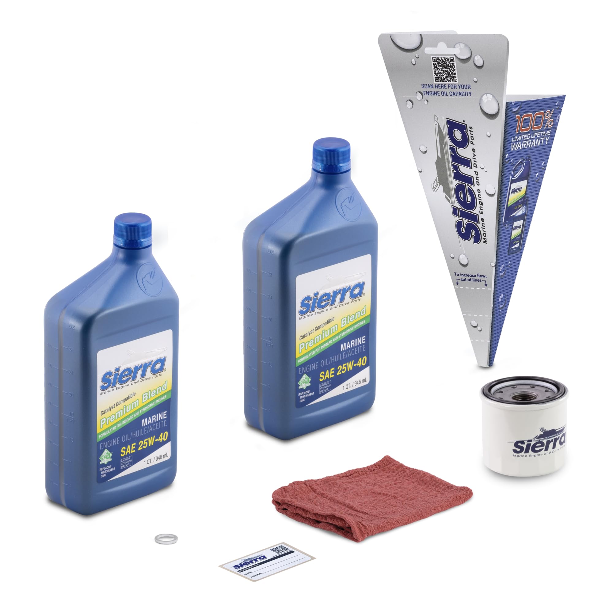 18-9228 Sierra Oil Change Kit, Mercury