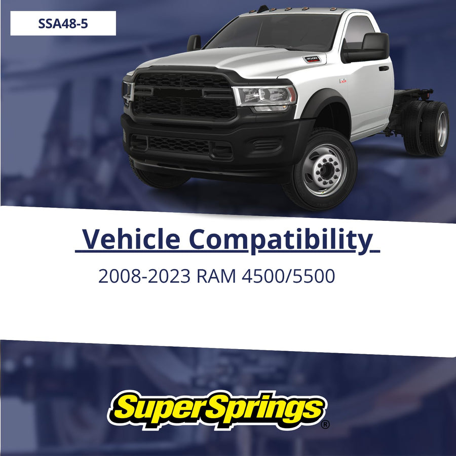 SuperSprings SSA48.5 for RAM 4500|5500,Black
