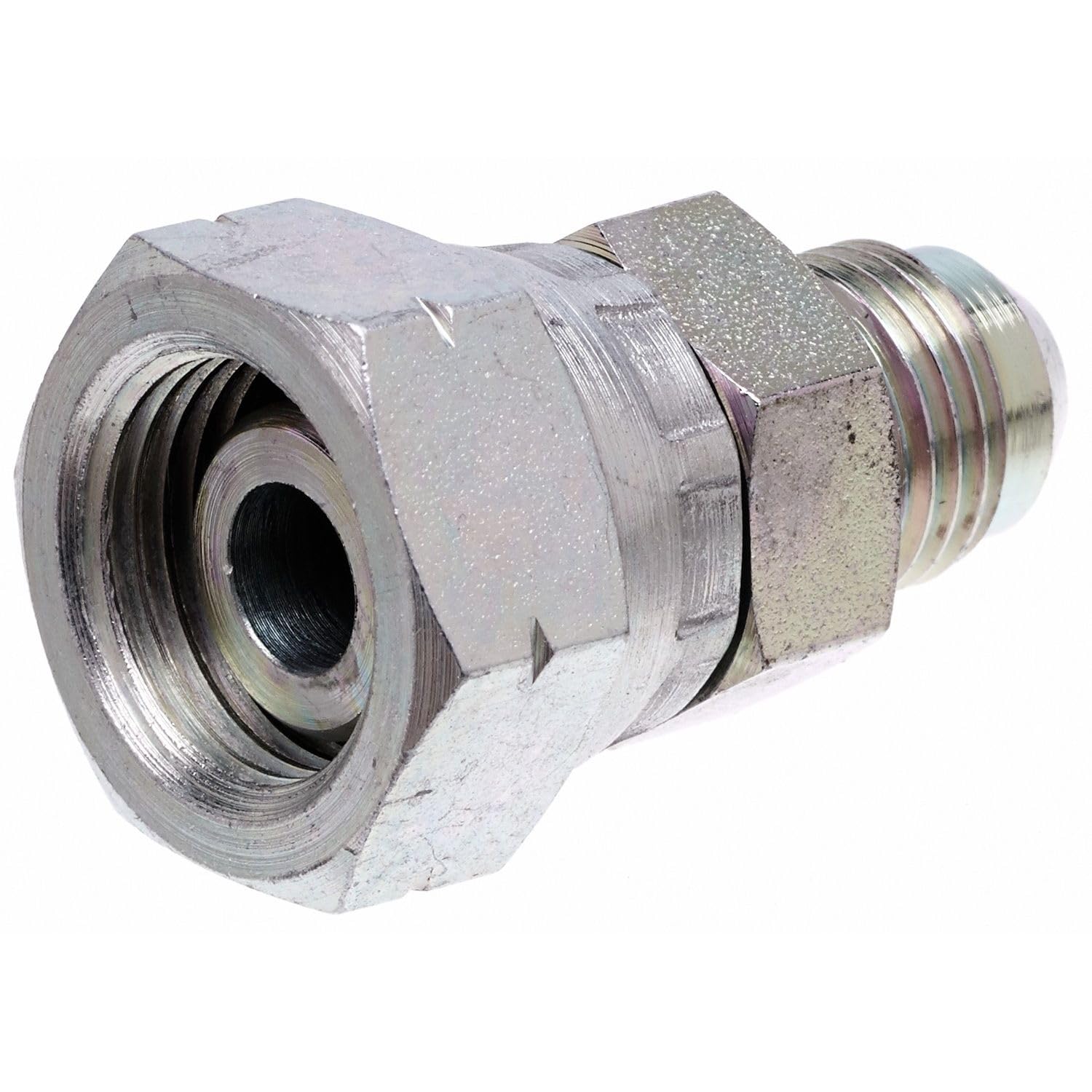G63450-1008 nobrandname Female DIN 24 Cone Swivel-Light Series to Male JIC 37 Flare (Metric Conversion)