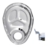 Trans-Dapt 4934 Chrome Timing Chain Cover with Tab Trans-Dapt Performance