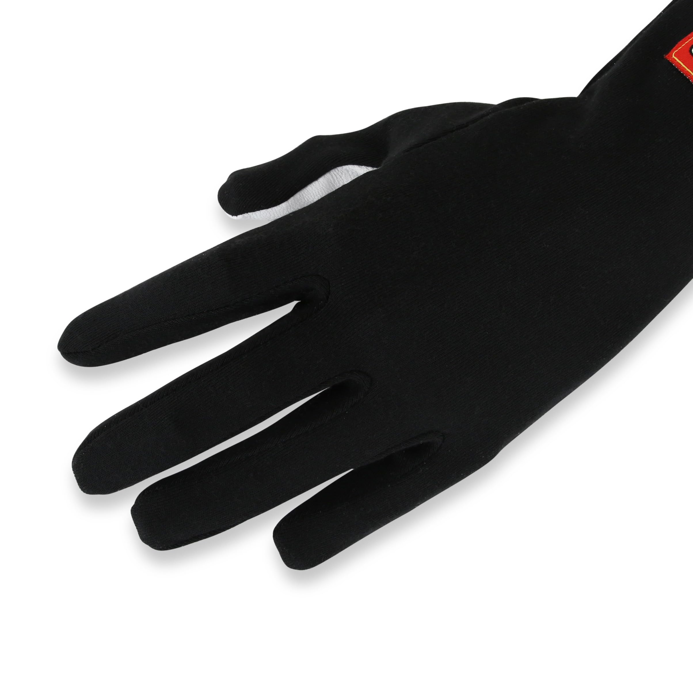 RaceQuip RQP 350 Series Driving Gloves- Black/White Single Layer XL RQP 350006