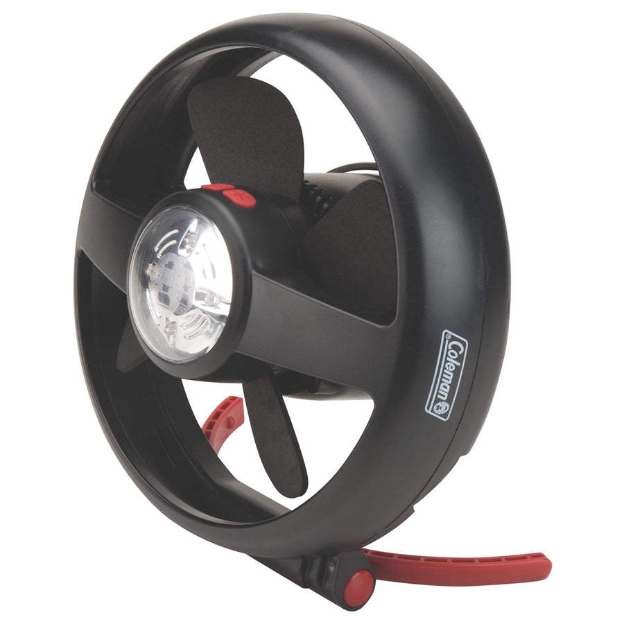 Coleman Tent Fan & Light Combo Lighted for Tents/Cars/RVs Keeps You Cool and Illuminates CPX 6 Compatible 2 Light Modes & 2 Fan Speeds