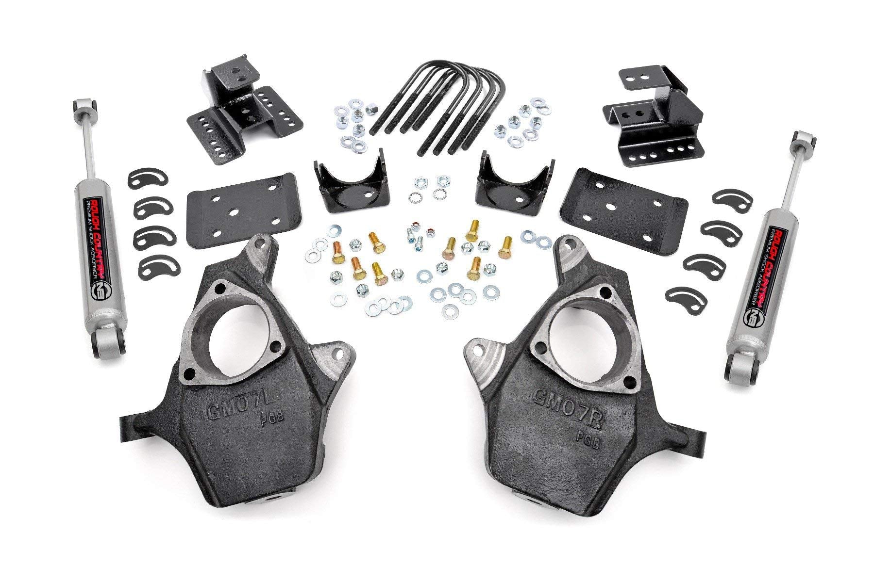 2/4" Lowering Kit Rough Country for 2007-2014 Chevy/GMC 1500 2WD - 721.20