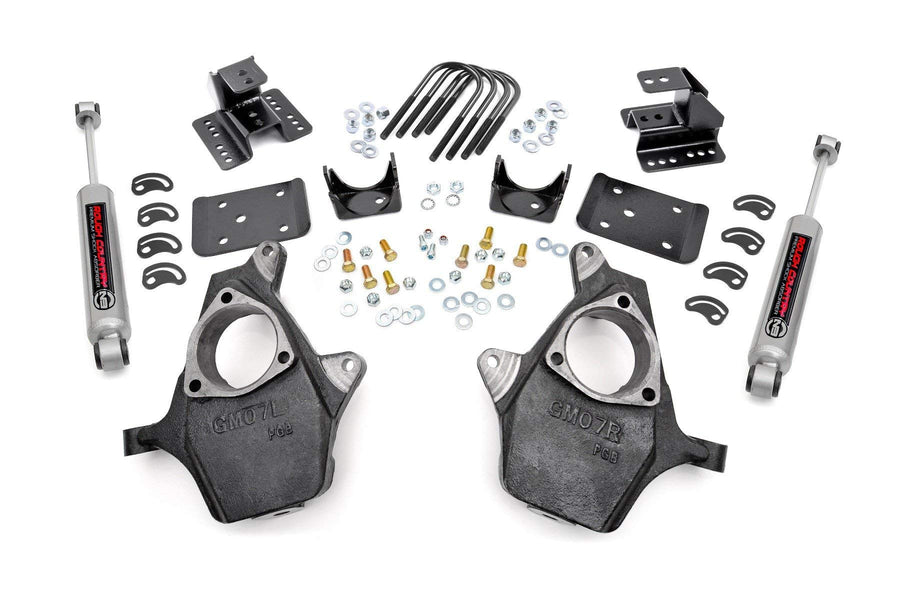 2/4" Lowering Kit Rough Country for 2007-2014 Chevy/GMC 1500 2WD - 721.20