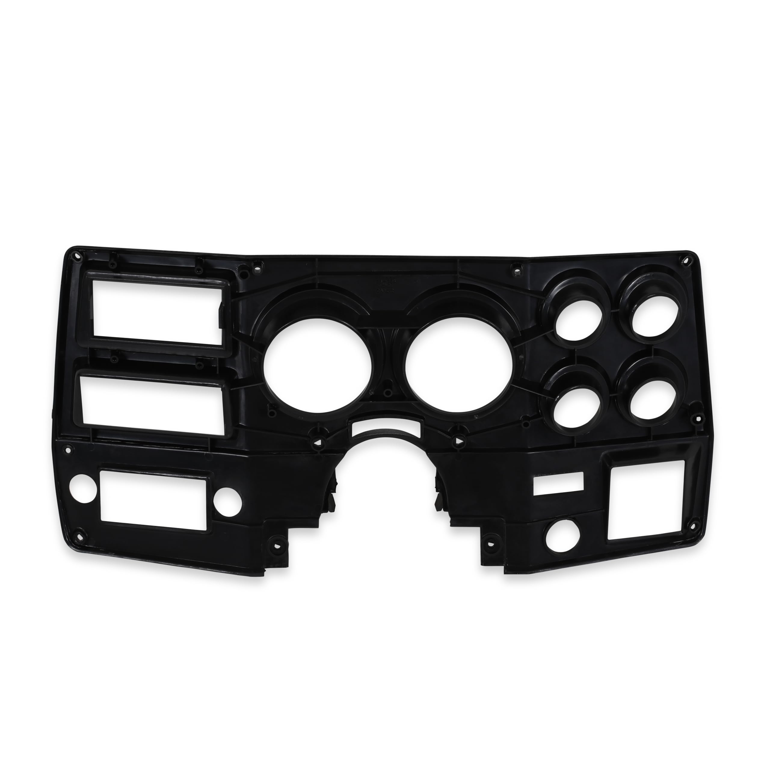 INST776 Brothers Trucks Instrument Cluster Bezel - With A/C - Black/Chrome