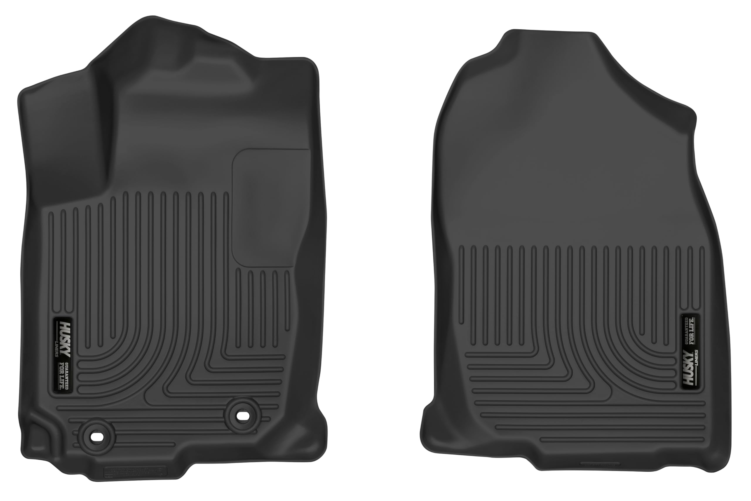Husky Liners Floor Mats X-act Contour | Fits 2013 - 2018 Toyota RAV4 | Front Row, 2-pc Black - 52201