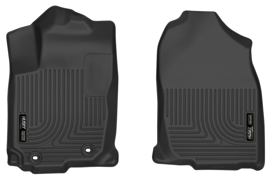Husky Liners Floor Mats X-act Contour | Fits 2013 - 2018 Toyota RAV4 | Front Row, 2-pc Black - 52201