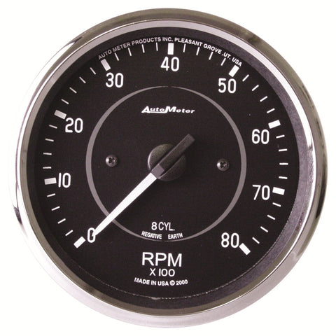 Cobra Auto Meter 201004 4" 8000 RPM Tachometer Gauge