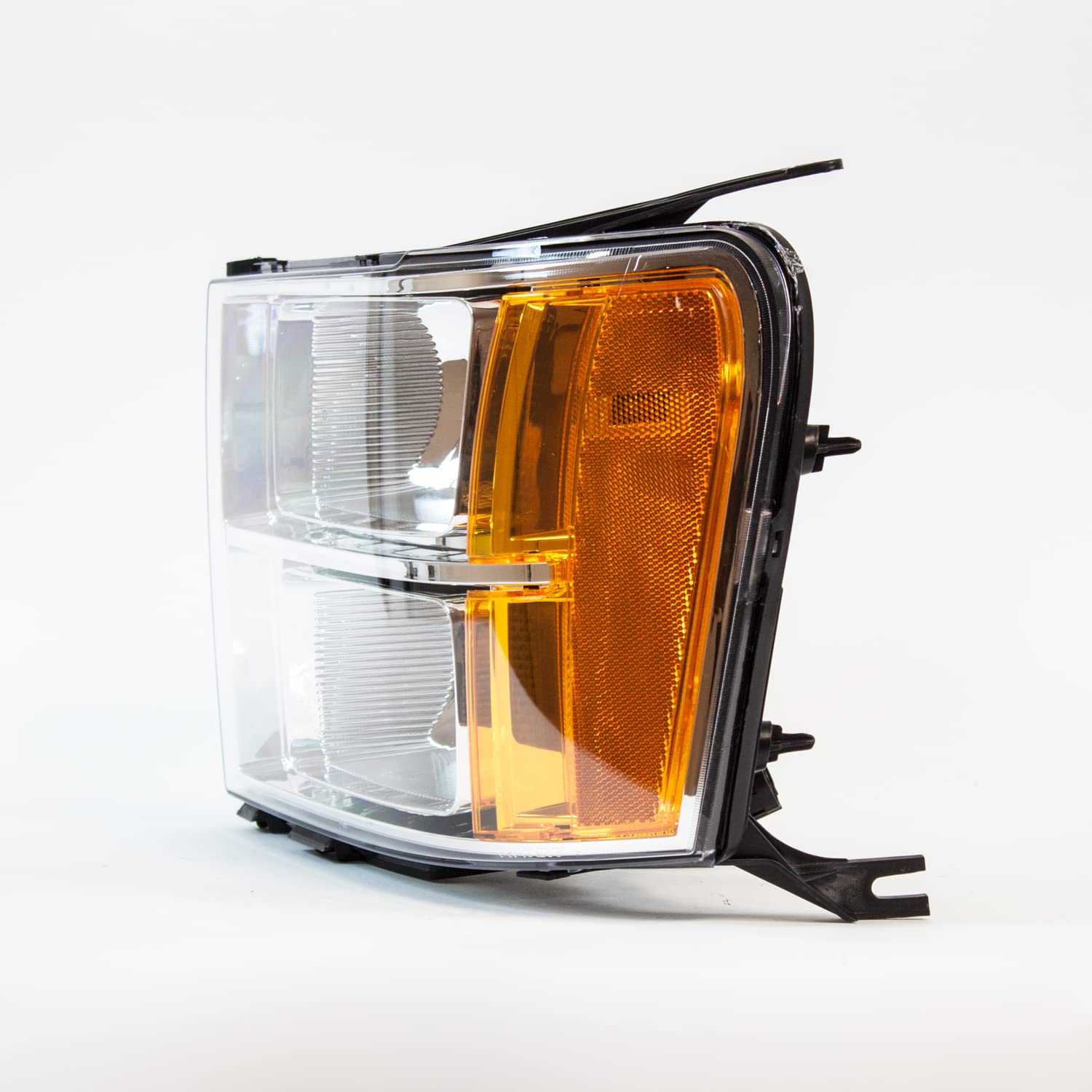 Left TYC Headlight Assembly Compatible with 2007-2013 GMC Sierra Pickup