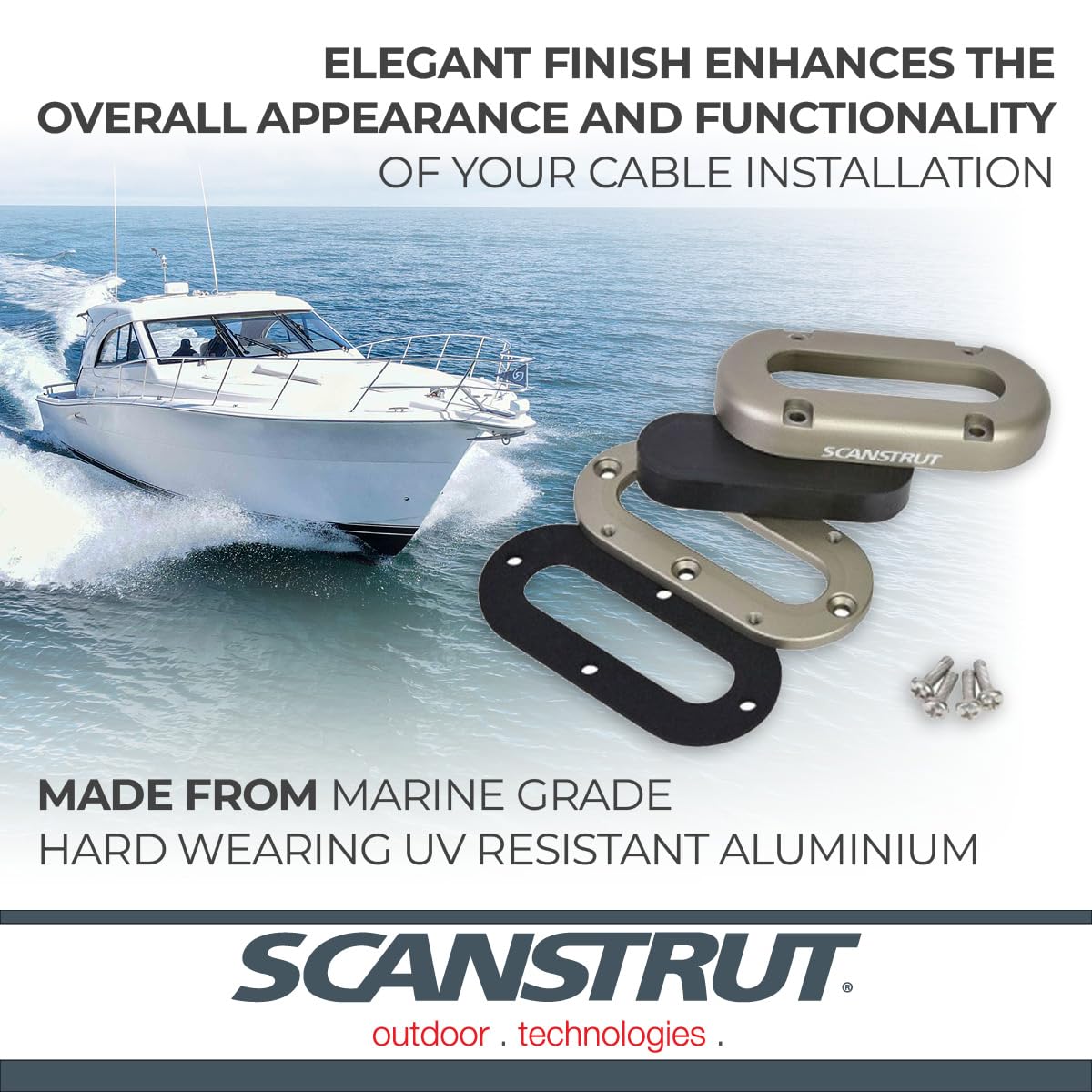 SCANSTRUT Lindemann Multi Deck Seal for Multiple Cables up to 15mm