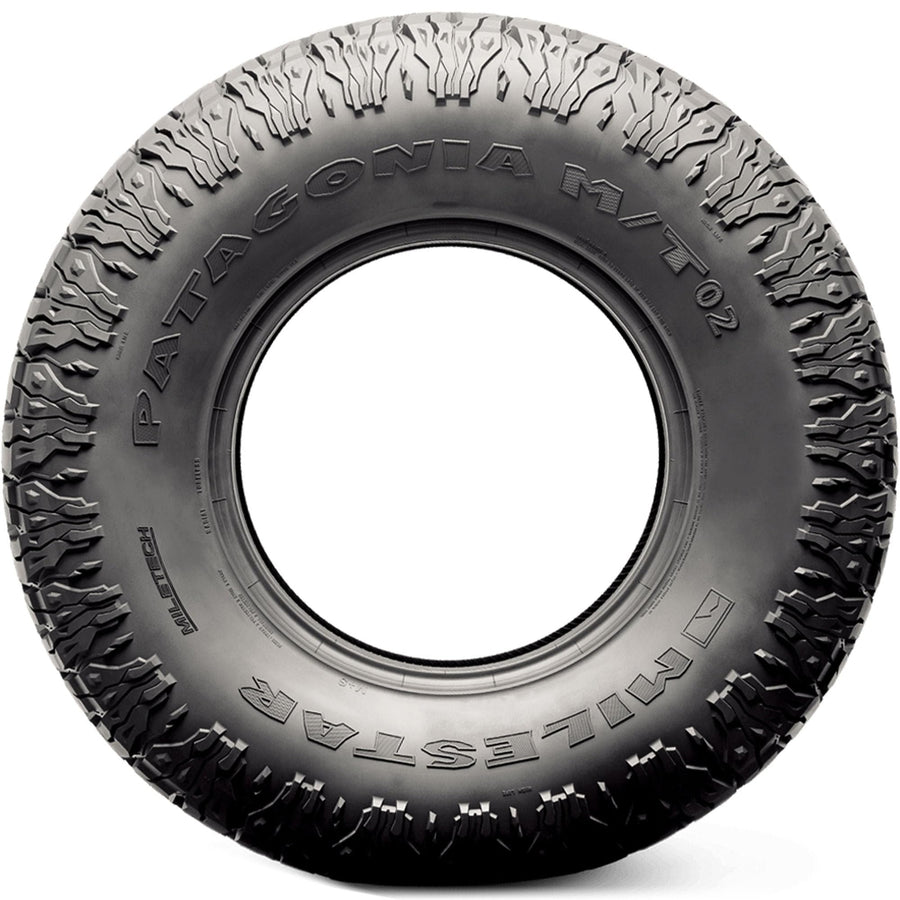 Patagonia Milestar M/T-02 Mud Terrain LT37/12.50R17 124Q D Light Truck Tire