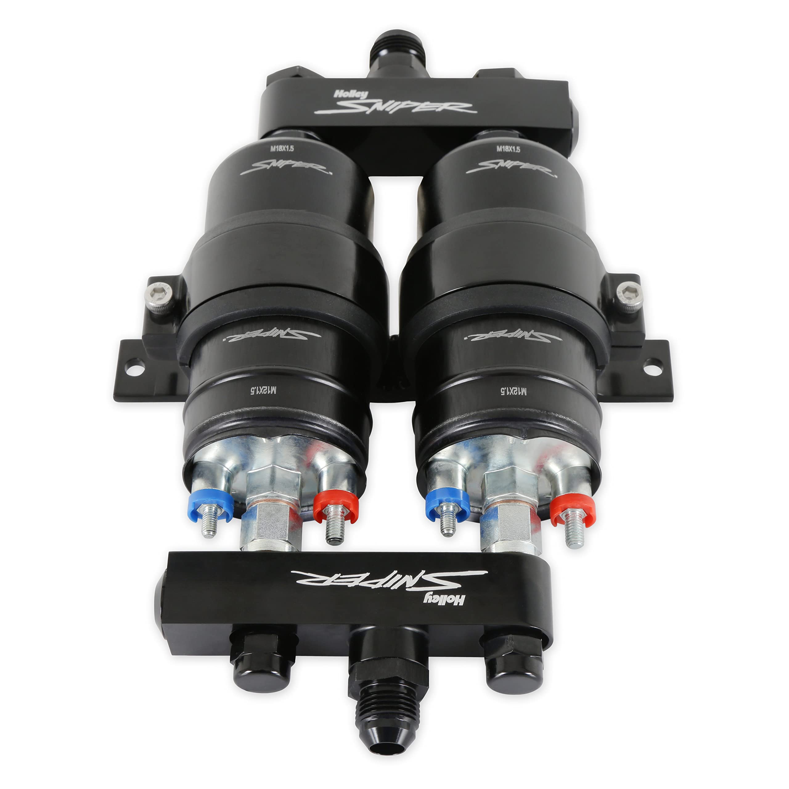 Holley 12-270 Sniper 3.5 GPM Twin Fuel Pump and Manifold Kit