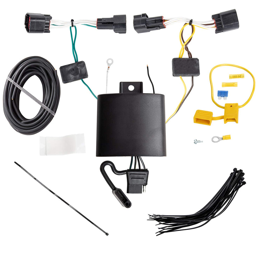 Tekonsha T-One Connector Assembly 118785 with Upgraded Circuit Protected ModuLite HD Module, Black
