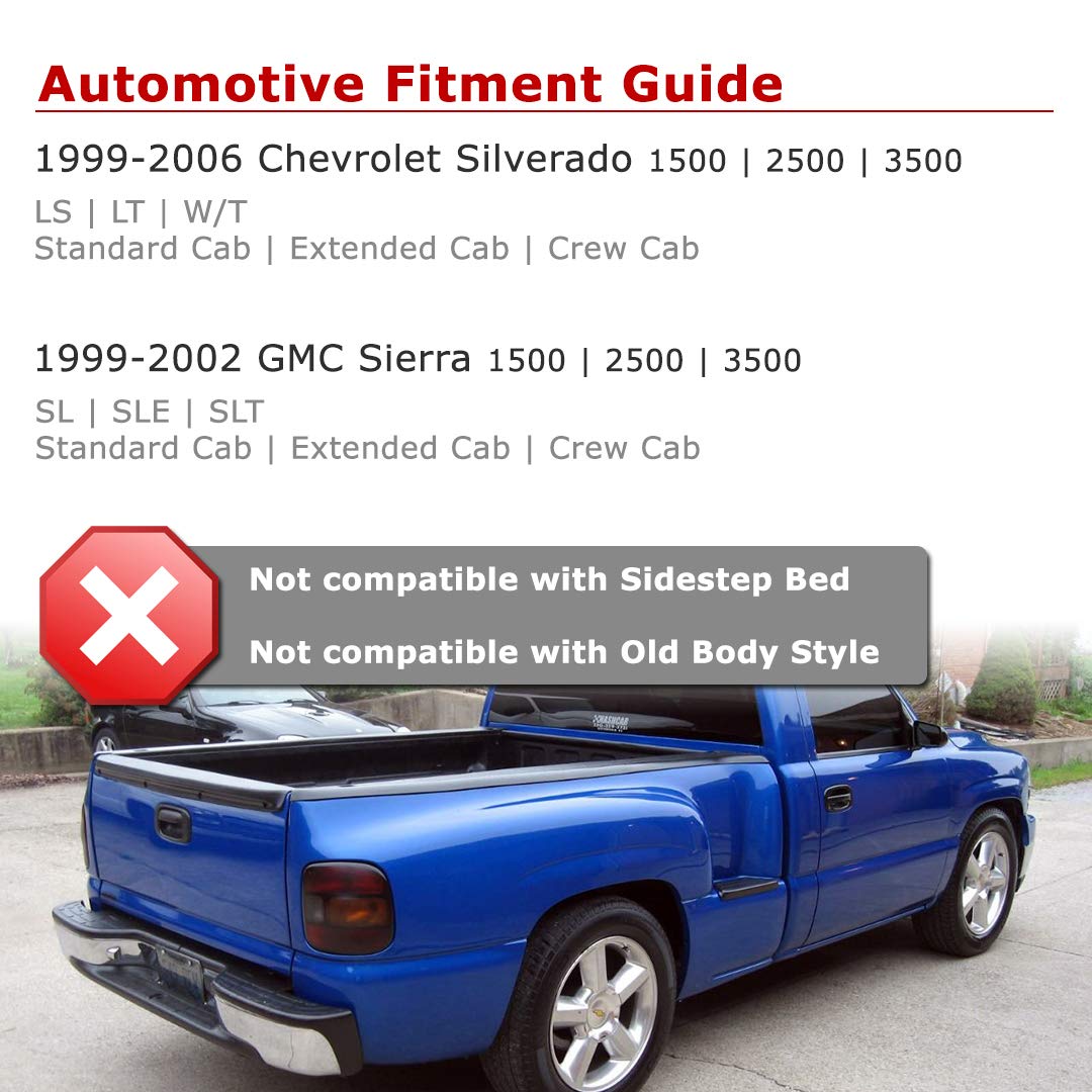 2002 GMC Sierra Winjet Left Tail Lamps
