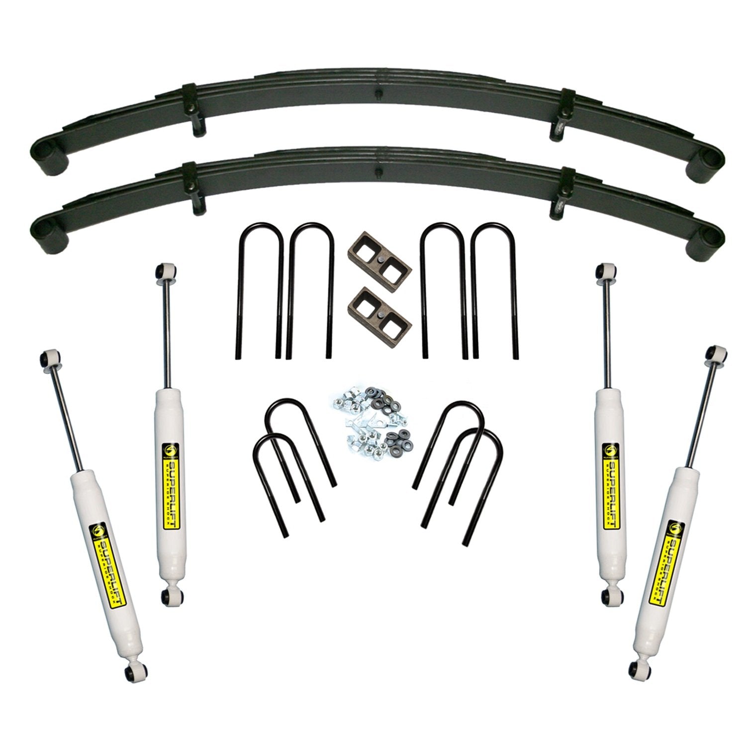 SUPERLIFT SUSPENSION RealTruck 4" Lift Kit for Chevy/GMC K-Series | Complete Lift Kit with Front & Rear Shadow Series Shocks | K428 | Fits 1973-1987 Chevrolet K10 / GMC K15 4WD