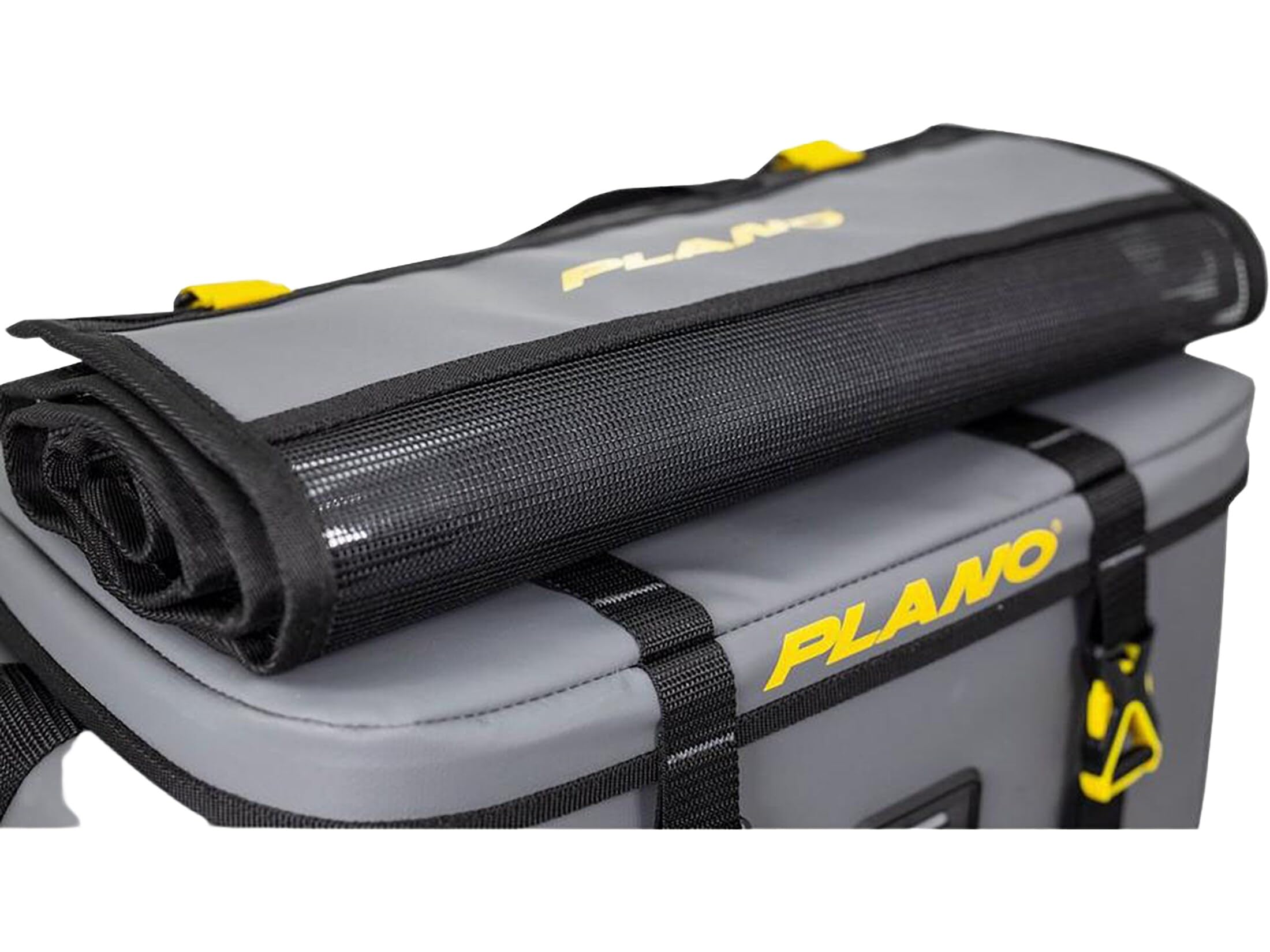 Plano Lure Wrap Z-Series, Gray and Black with Clear Compartments, Waterproof Pack-and-Roll Storage for Fishing Lures, Bait, & Terminal Tackle, MOLLE Attachments