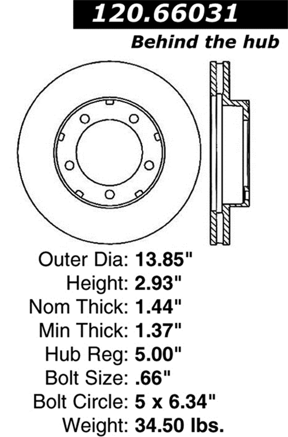 Sport Drilled/Slotted Brake Rotor StopTech 127.66031L (Front Left), 1 Pack