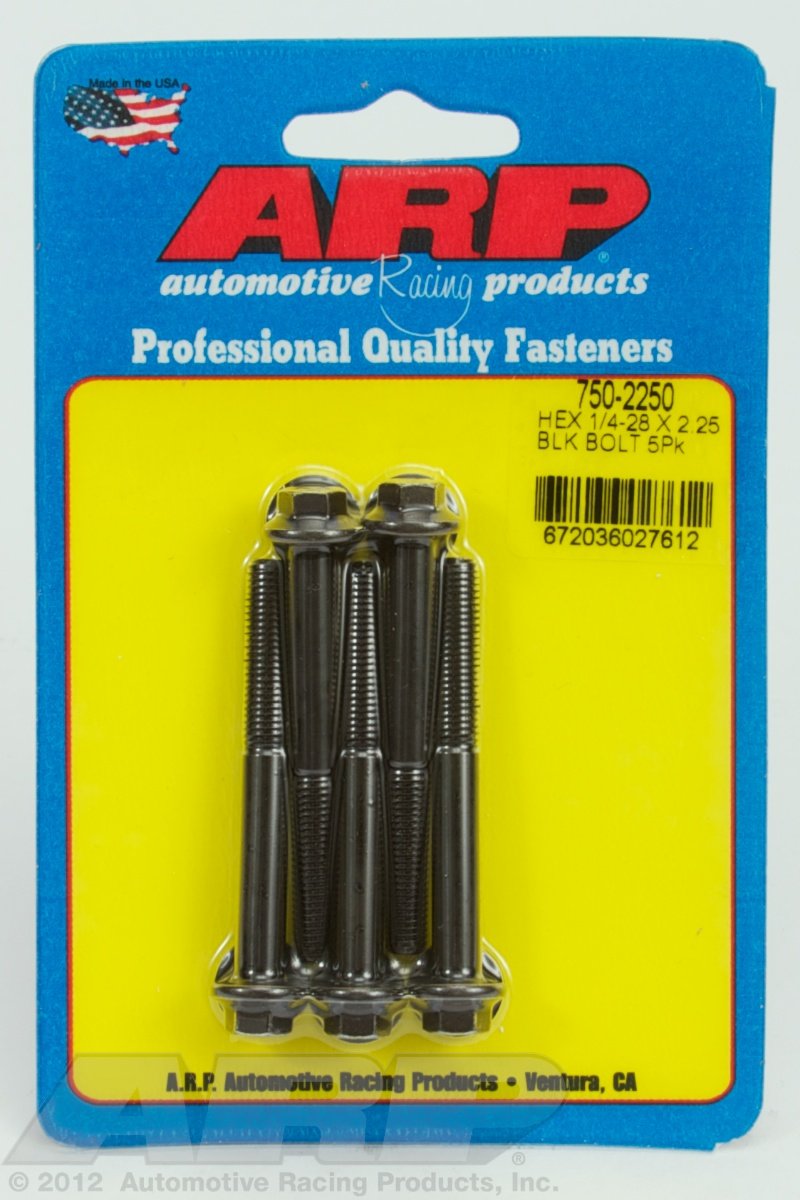 Hex ARP (750-2250) Oxide Bolt, Black