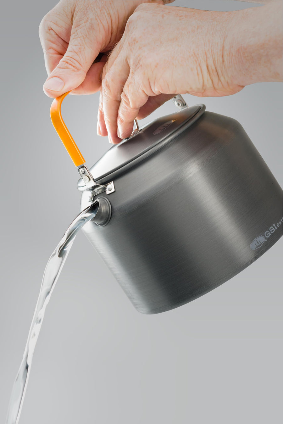 GSI Outdoors Tea Kettle Halulite, Ultralight Aluminum Camping Kettle, Durable, Fast-Boil for Backpacking, Hiking & Outdoor Cooking - 1.8 Liters