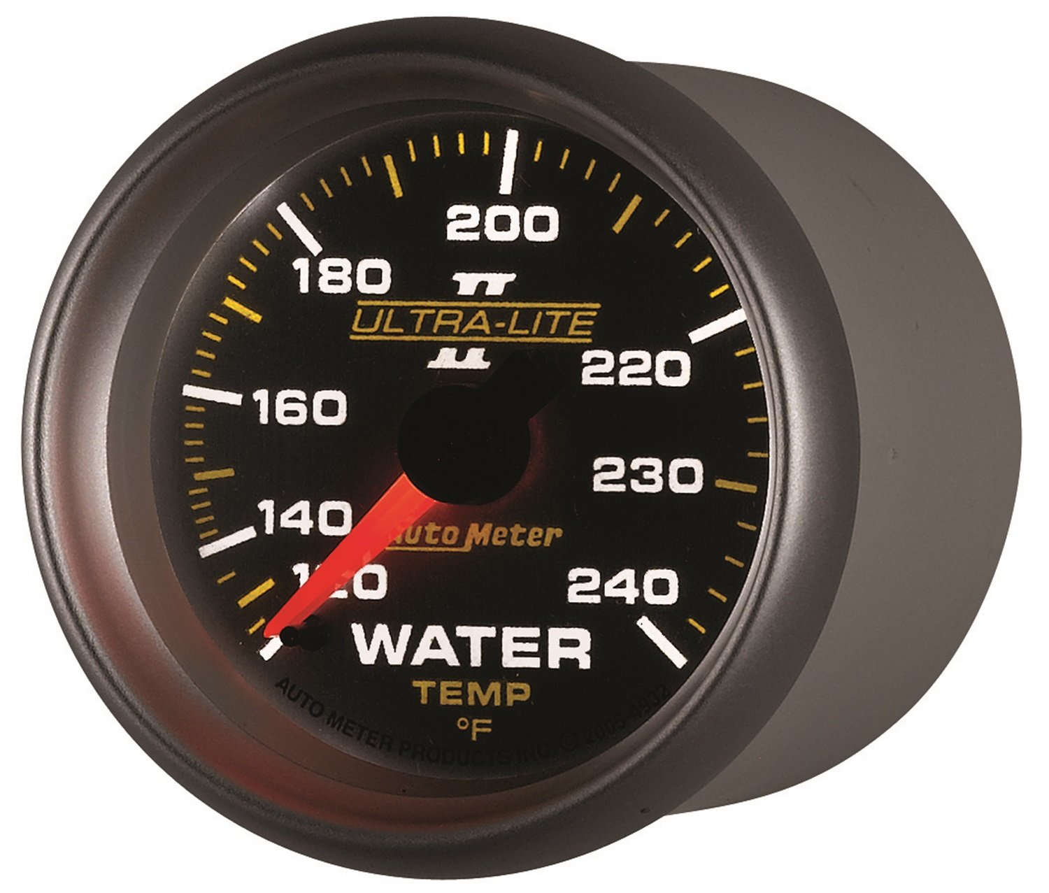 Auto Meter Ultra-Lite II 2-1/16" 120-240 Degree F Mechanical Water Temperature Gauge 4932