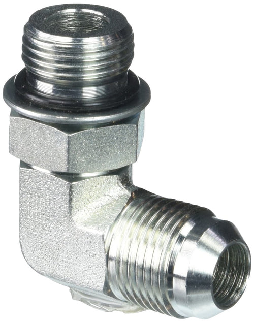 Gates Male G60312-1010 O Ring Boss to Male Jic 37 Flare 90 (SAE to SAE)