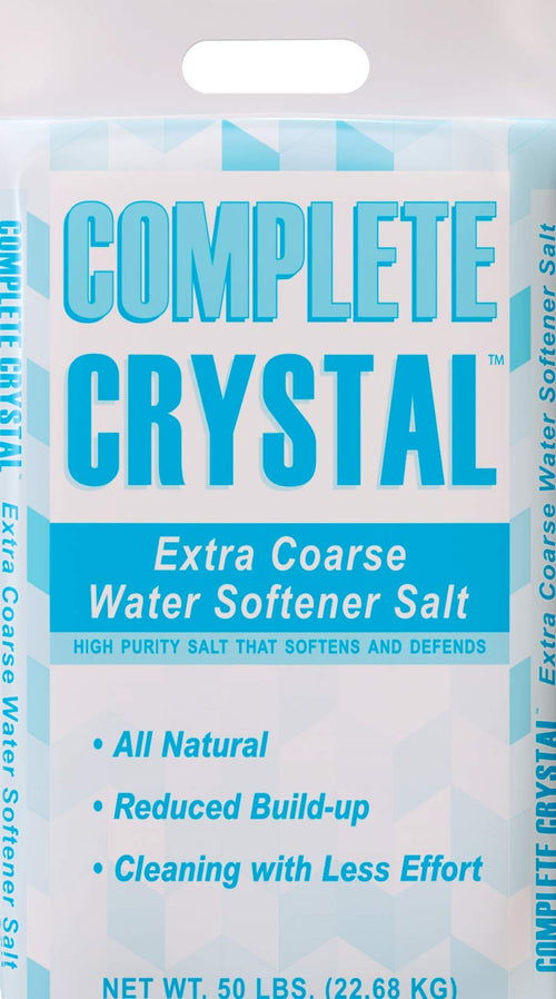 Clorox Simply Salt™ Natural Crystals for Soft Water Softener, Pure, and Refreshing 50 lb Bag