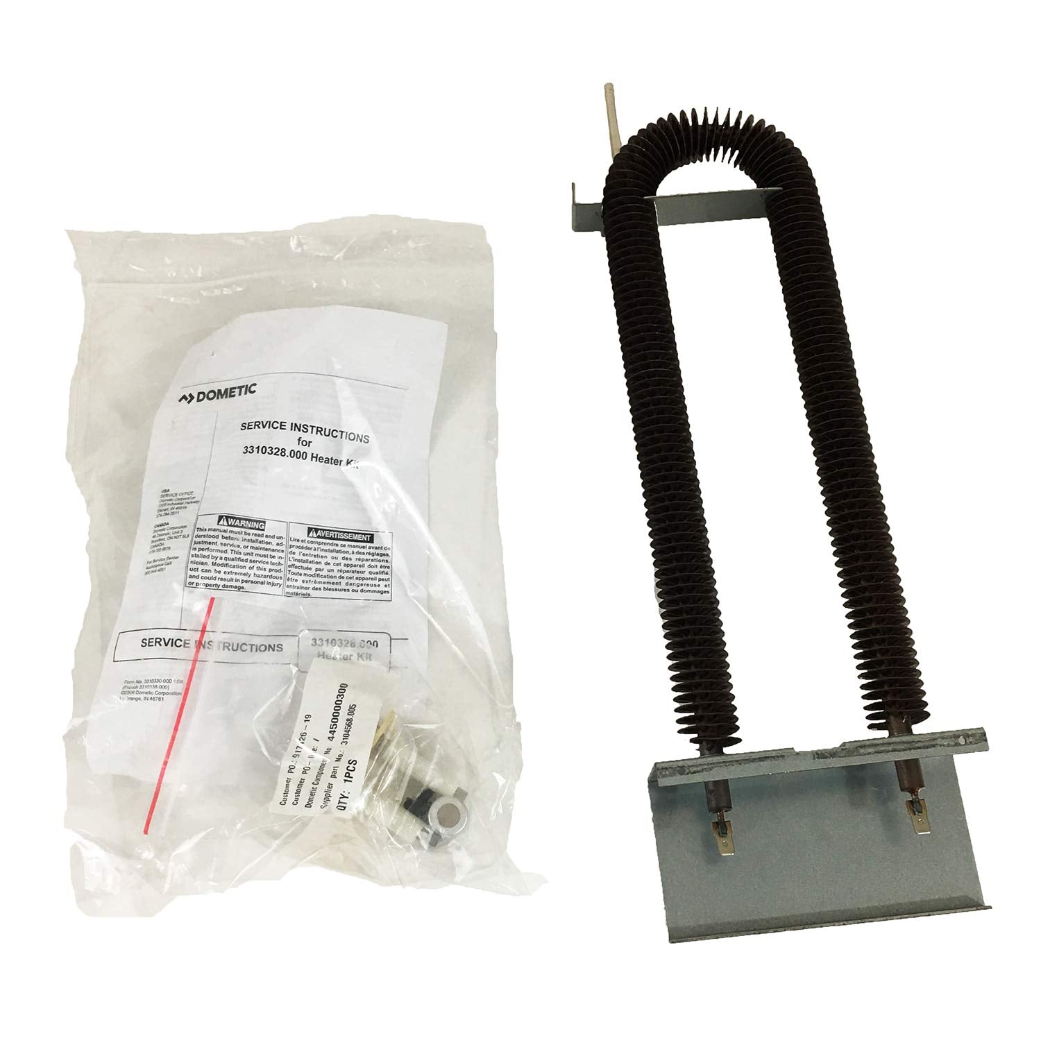 Heating Element Dometic 3310328.000 and Limit Switch 120V
