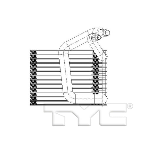 Replacement TYC 97202 Evaporator TYC