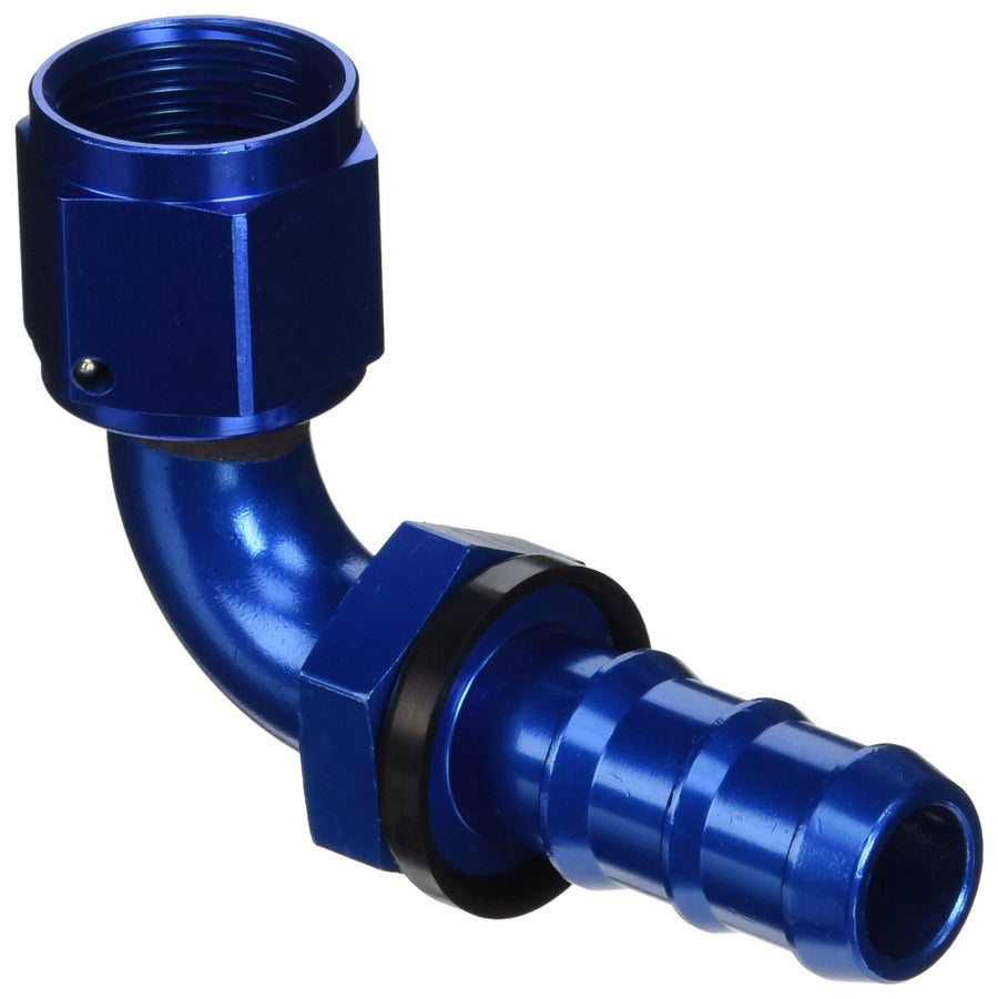 Edelbrock 624180 Twist Lok Hose End RUSSELL/EDEL 90-Deg #10