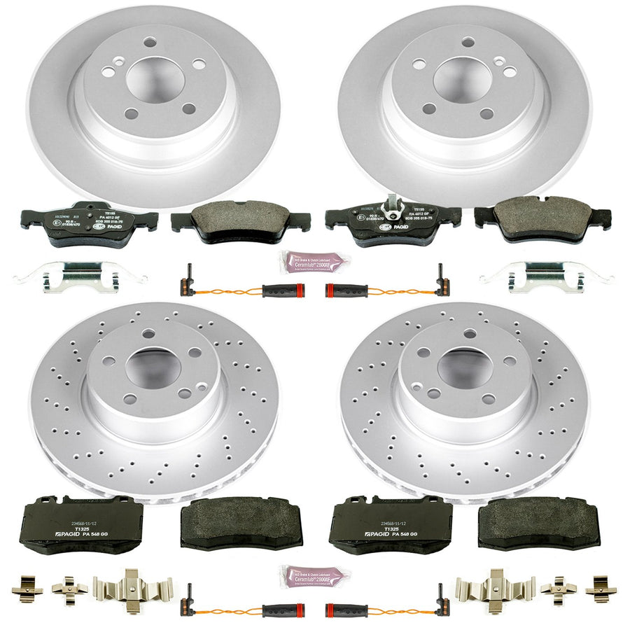 Euro-Stop Brake Kit Power Stop Front & Rear Mercedes