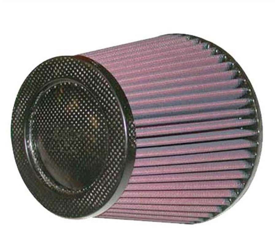 High-Flow K&N Original Lifetime Universal Air Filter - Carbon Fiber Top: High Performance, Premium: Flange Diameter: 5 In, Filter Height: 5.625 In, Flange Length: 1 In, Shape: Round Tapered, RP-5113