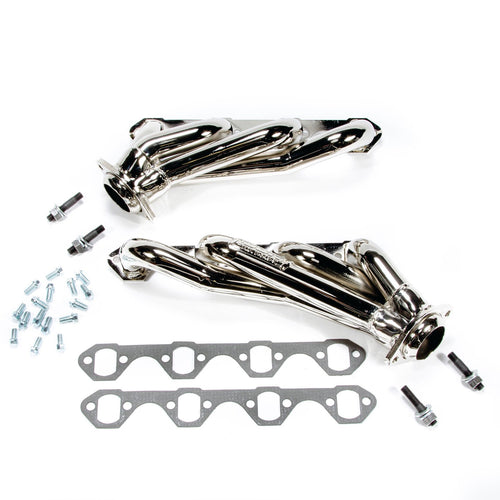 1-5/8" BBK Performance Shorty Tuned Length Performance Exhaust Headers for Ford Mustang 5.0L - Chrome Finish