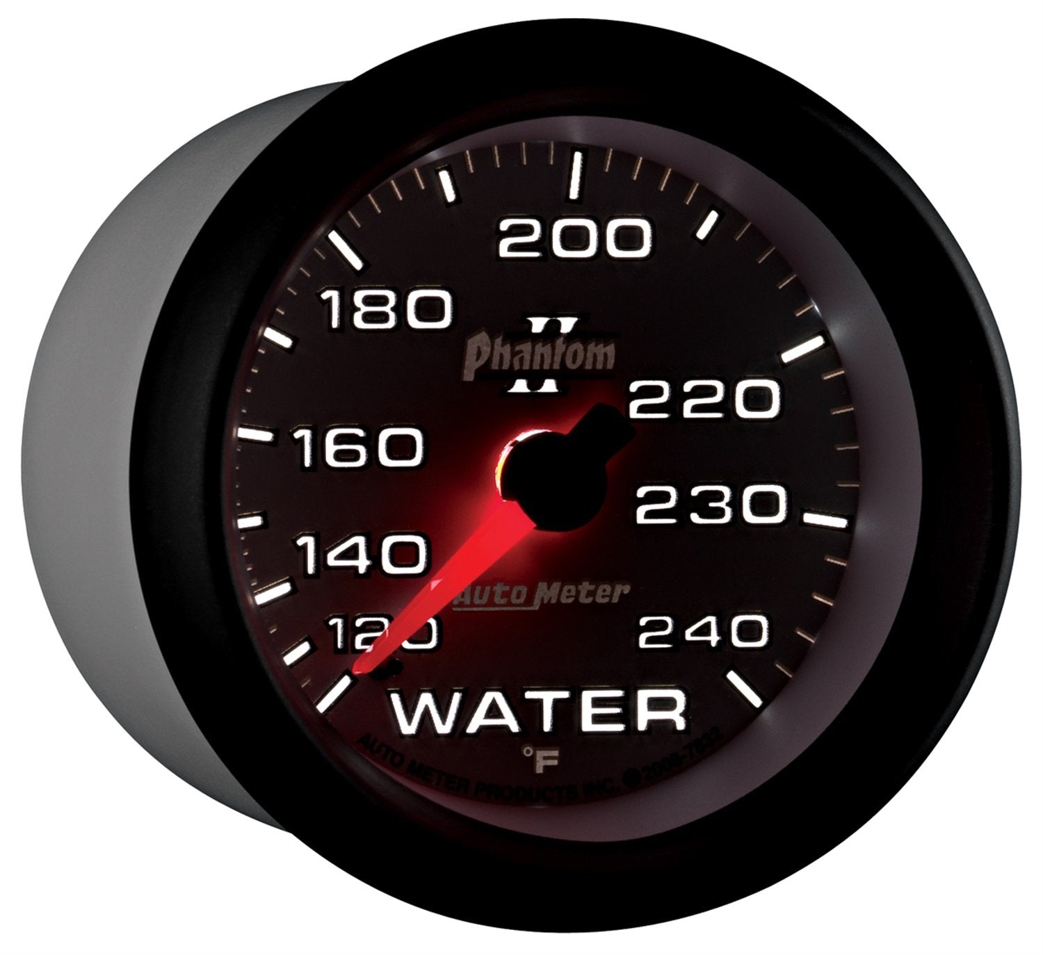 Auto Meter Phantom II 7832 2-5/8" 120-240 F Mechanical Water Temperature Gauge