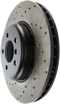 Sport StopTech Cross Drilled Brake Rotor 128.34124R (Front Right), 1 Pack
