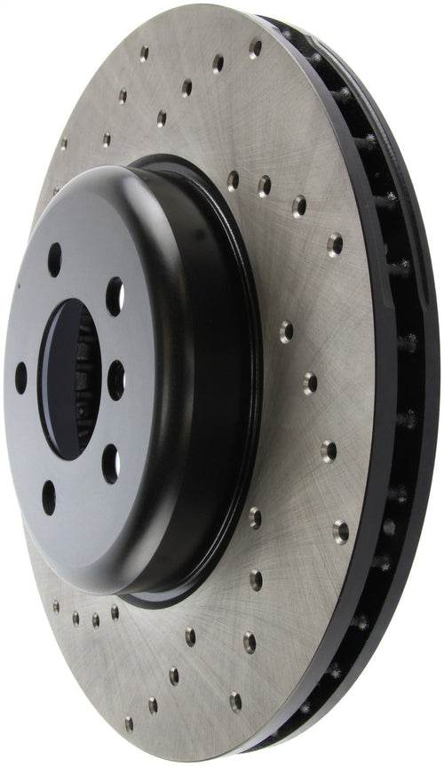 Sport StopTech Cross Drilled Brake Rotor 128.34124R (Front Right), 1 Pack