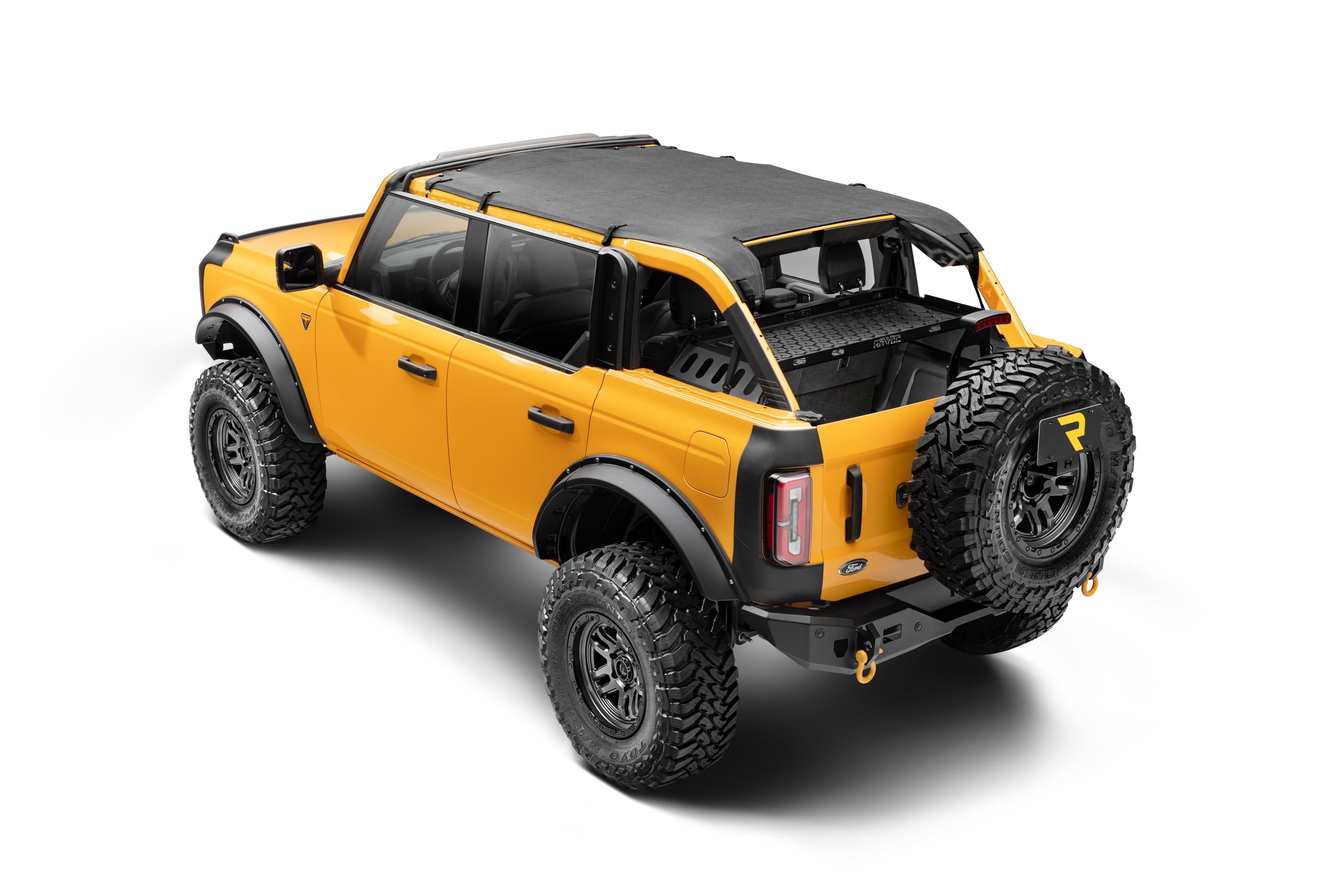 California Brief Top HAVOC OFFROAD for Ford Bronco | Black Diamond, Weather Resistant, Quick Release Buckles | HFB-09-002 | 2021-2024 Ford Bronco 2 & 4-Door