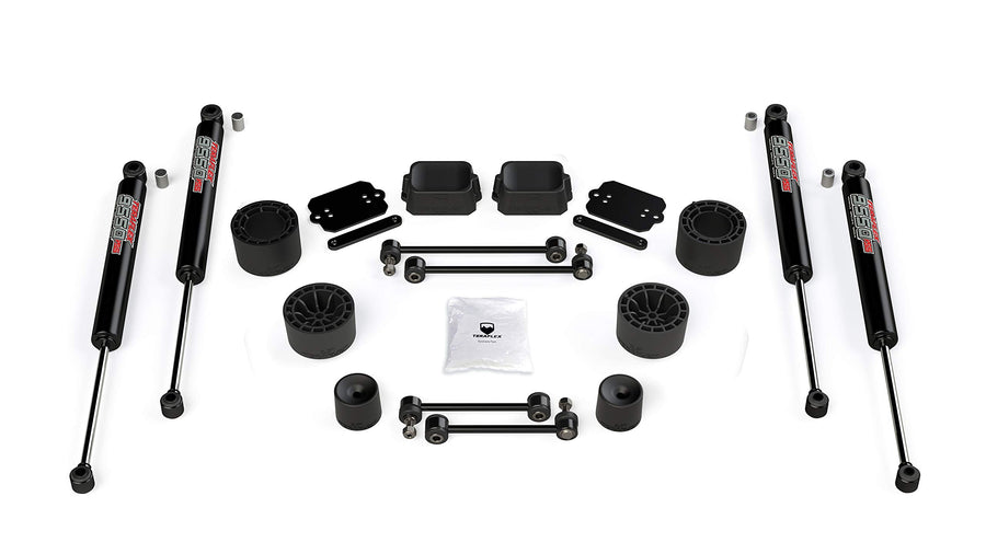 2-Door TeraFlex JL Rubicon 2.5” Performance Spacer Lift Kit & 9550 VSS Twin-Tube