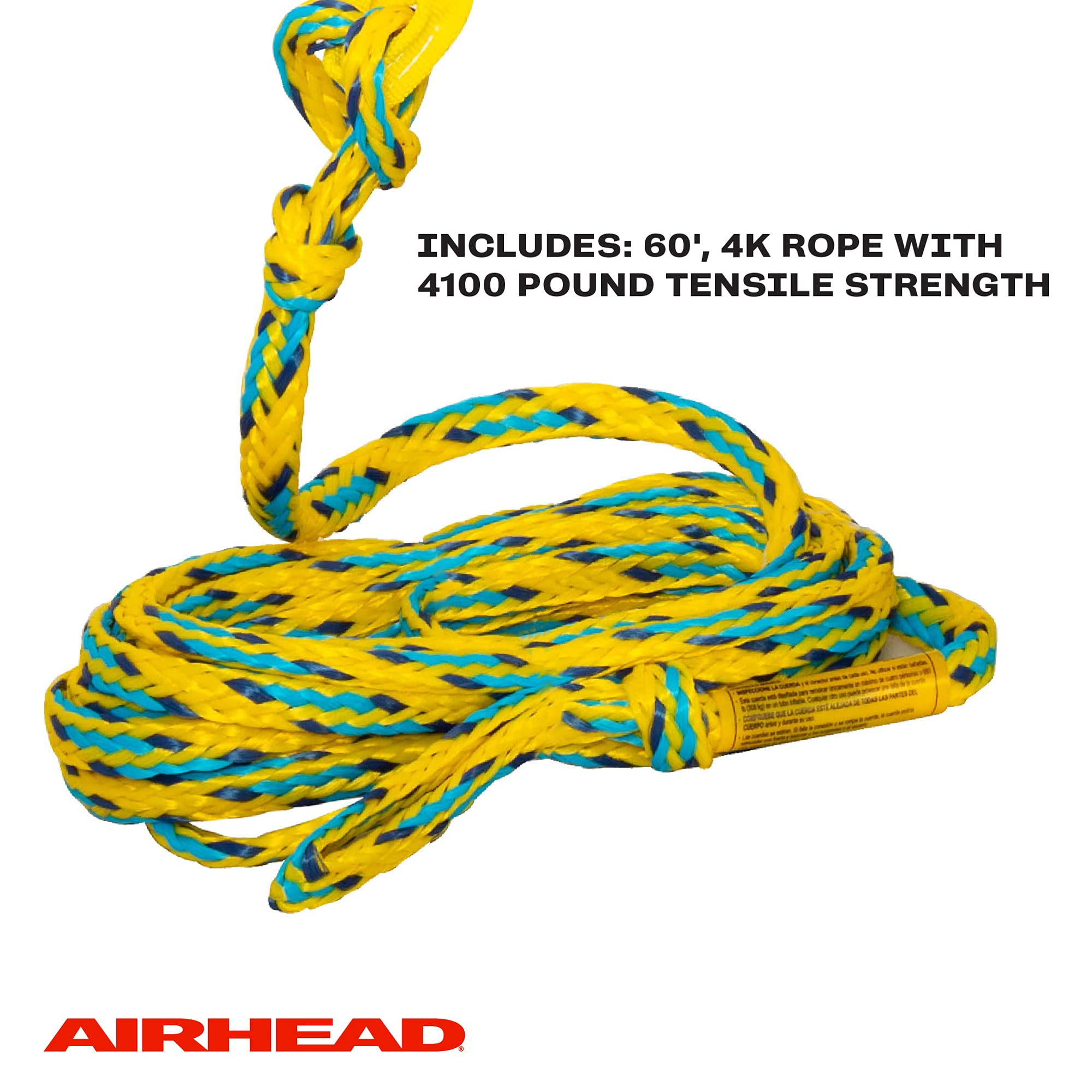 AIRHEAD Towable Tube Booster Ball, Rope Performance Ball