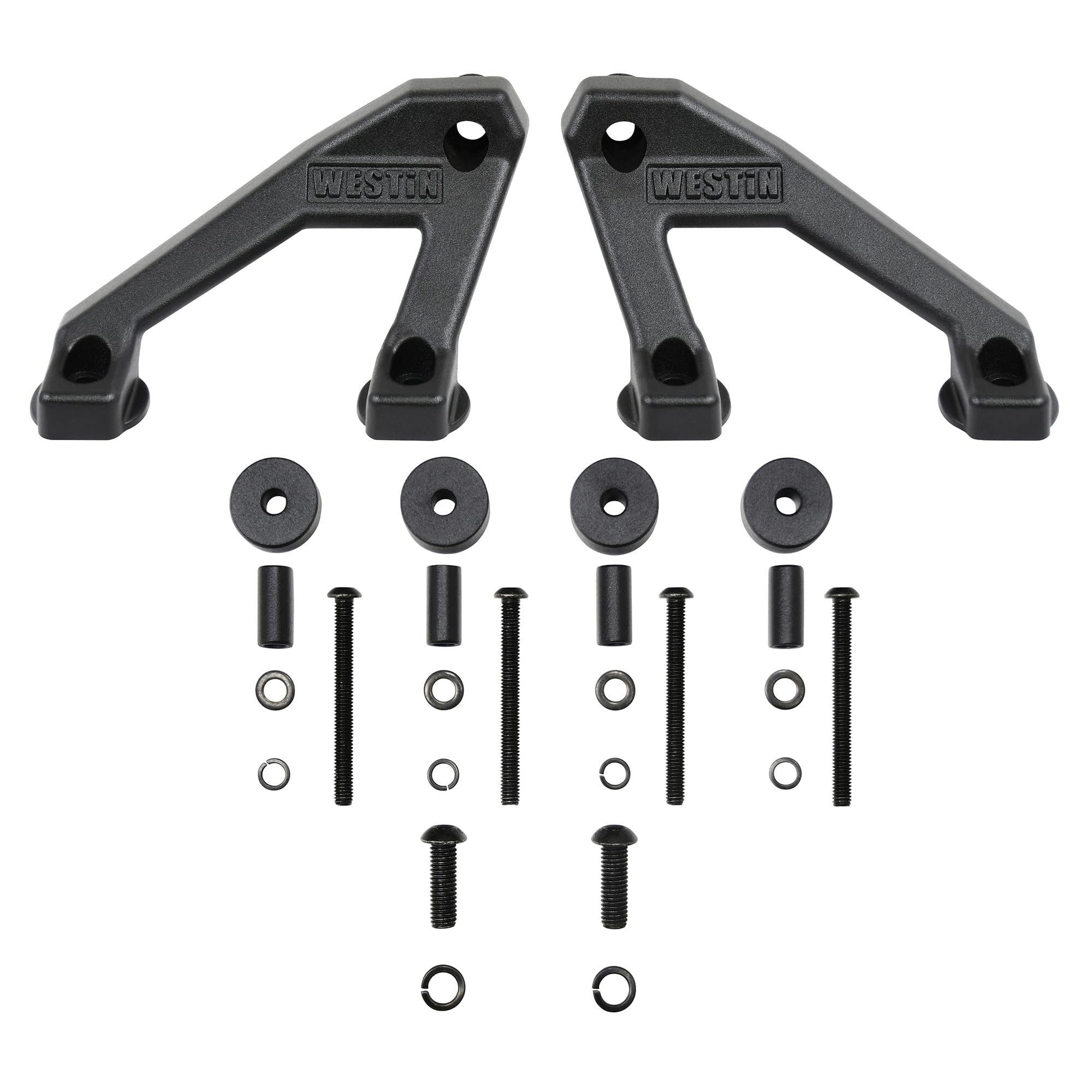 Cowl Mount Westin 62-41075 LED Light Brackets fits 2018-2026 Wrangler JL 2020-2025 Gladiator (Exc Mohave, Rubicon 392 and 4xe)